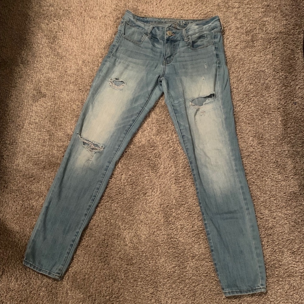 American Eagle Distressed Jeggings
